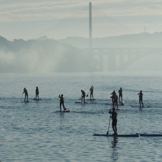Stand up Paddle lors au Moulin-Blanc